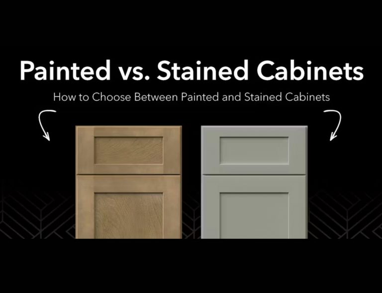 How to Choose Between Painted vs. Stained Cabinets 